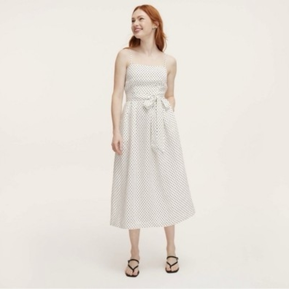 Kate Spade X Target Black &  White Polka Dot Midi Dress